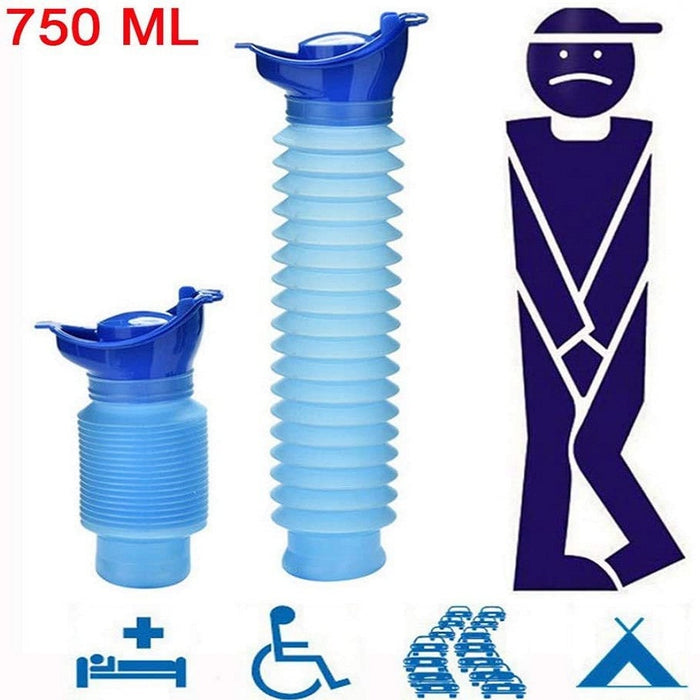 Emergency Car Urinal Travel Portable Reusable Shrinkable Camping Toilet Urine