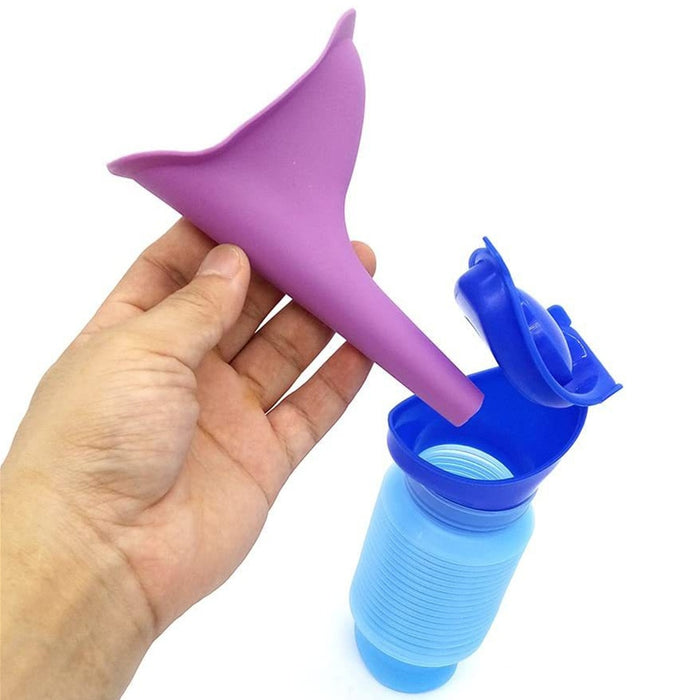 Emergency Car Urinal Travel Portable Reusable Shrinkable Camping Toilet Urine