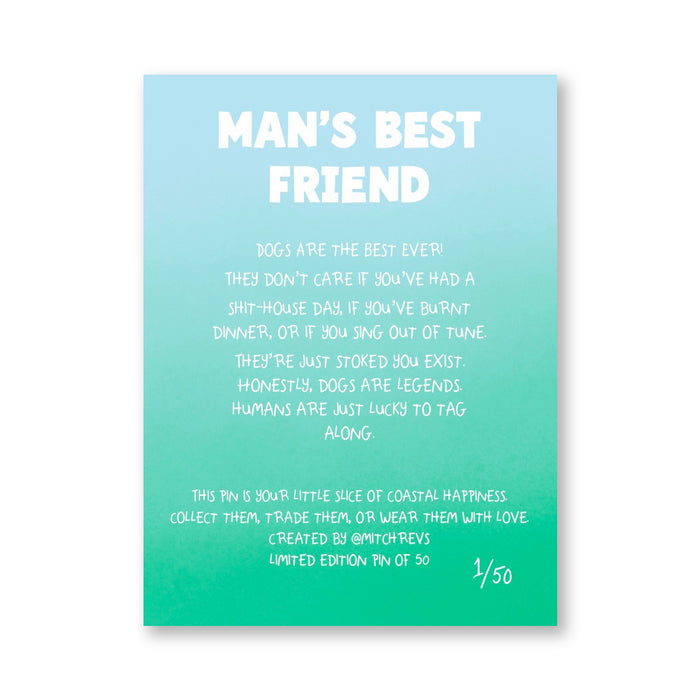 Enamel Pin - Man's Best Friend