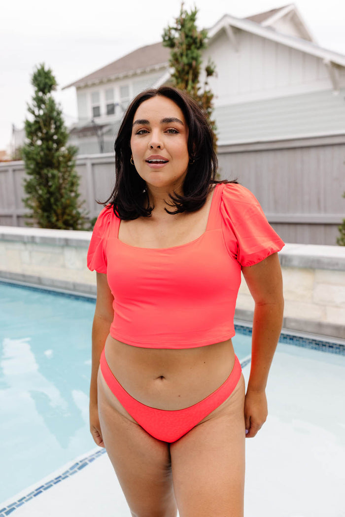 Enchanted Crop Top- Swim