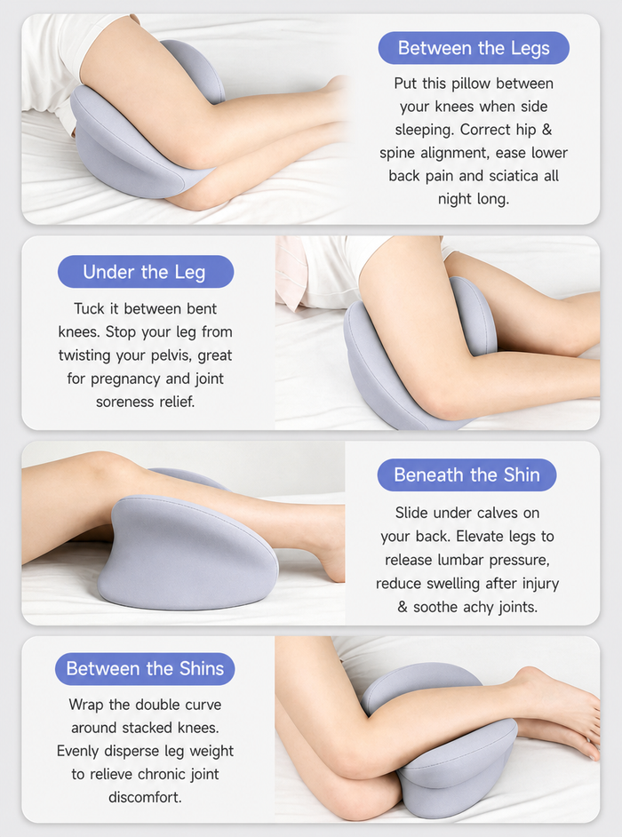 Ergonomic Creative Knee Pillow for Side Sleepers