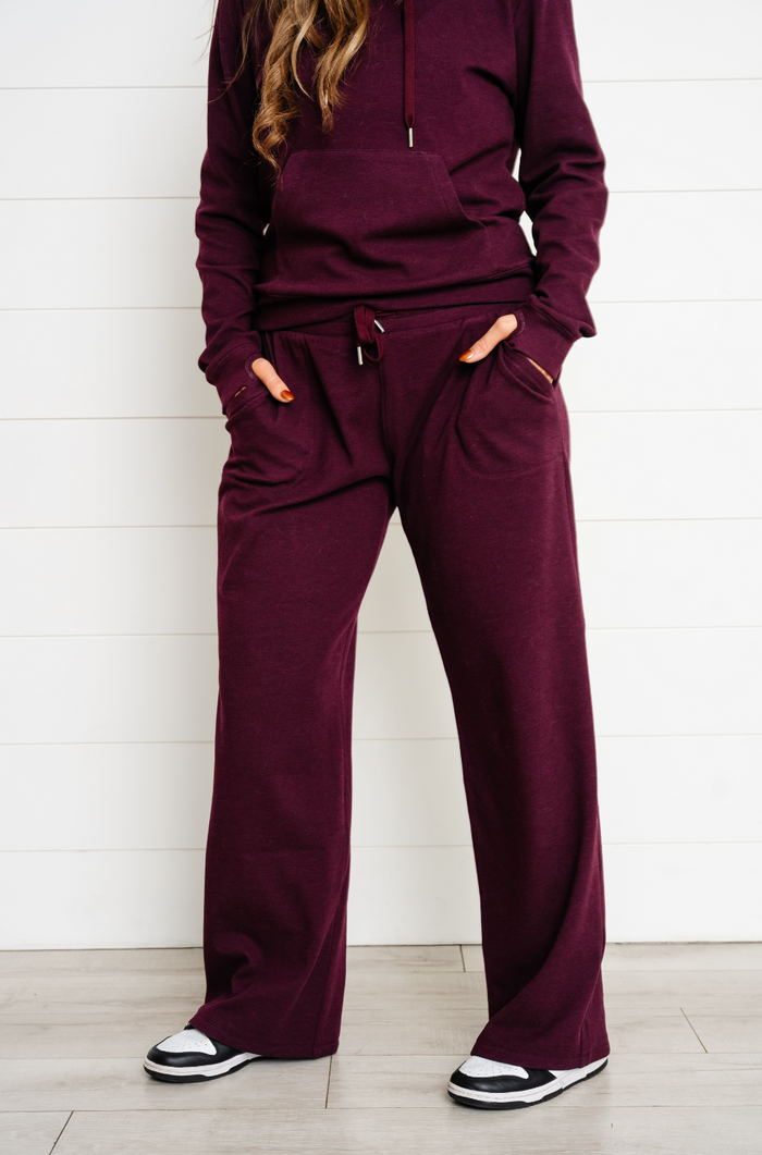 Everyday Fleece-Lined Wide Leg Pant