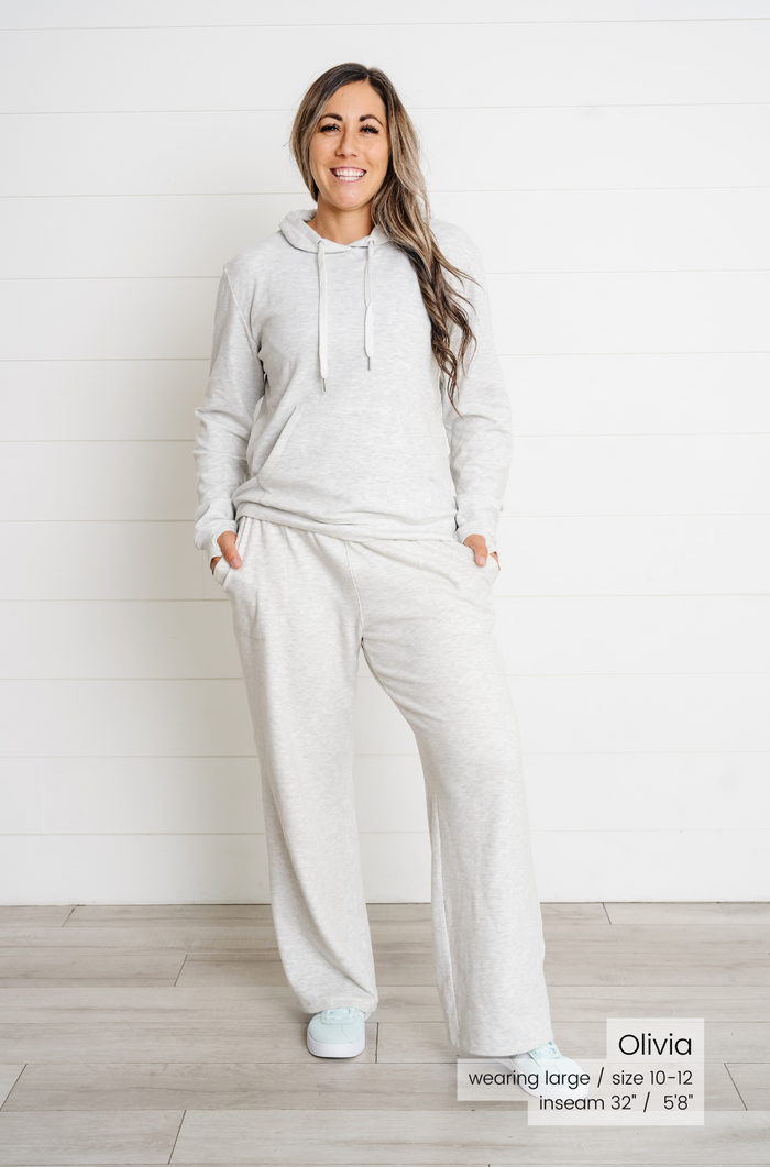 Everyday Fleece-Lined Wide Leg Pant
