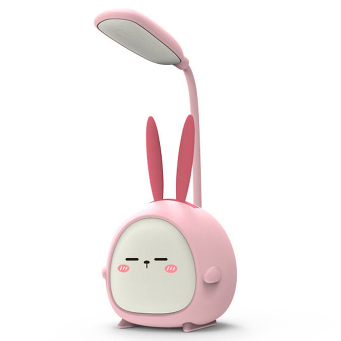 Eye Protective Cartoon LED Desk Night Lamp - USB Rechargeable