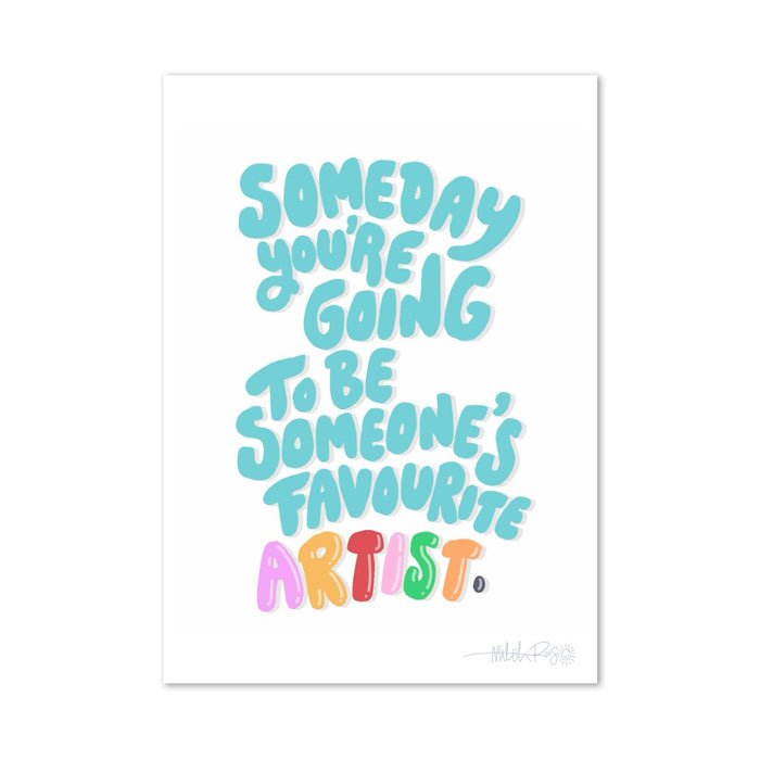 Favourite Artist Poster