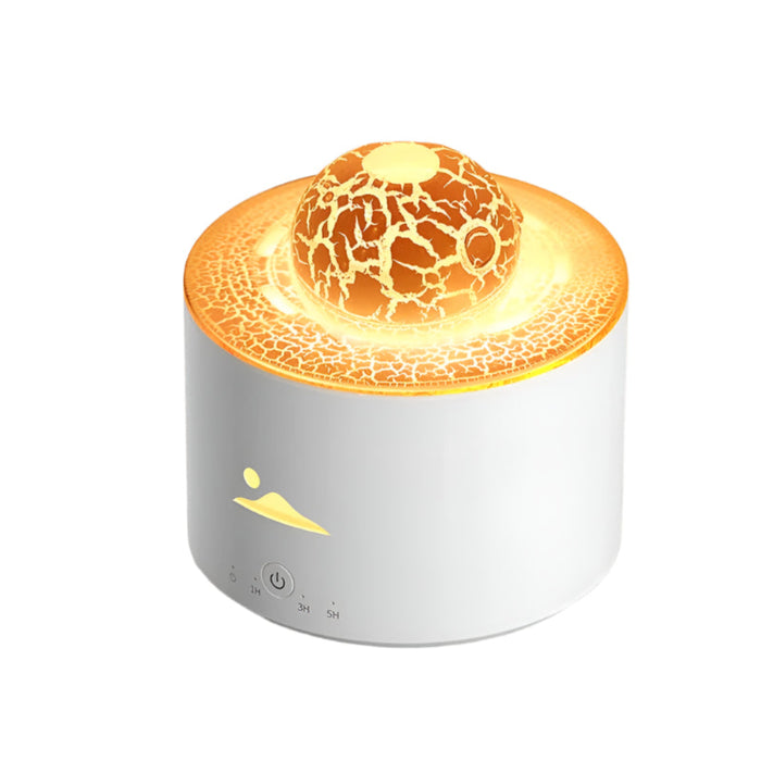 Simulation Flame Essential Oil Diffuser Tabletop Lamp Humidifier - USB Plugged in
