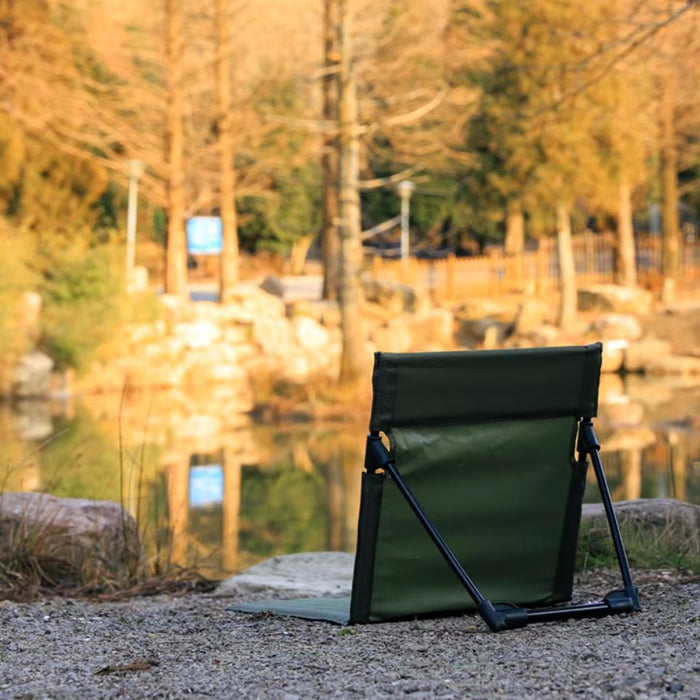 Foldable Camping Chair Outdoor Picnic Single Lazy Chair