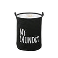 Foldable Drawstring Laundry Basket Large Capacity Waterproof Clothes Storage Basket For Home Bathroom Organizer