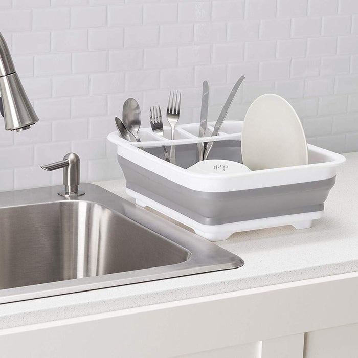 Foldable Kitchen Storage Rack Dishware Drain Rack