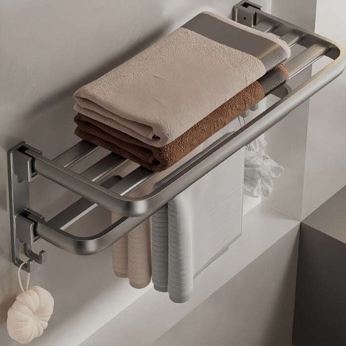 60cm Foldable Wall Mounted Towel Rack