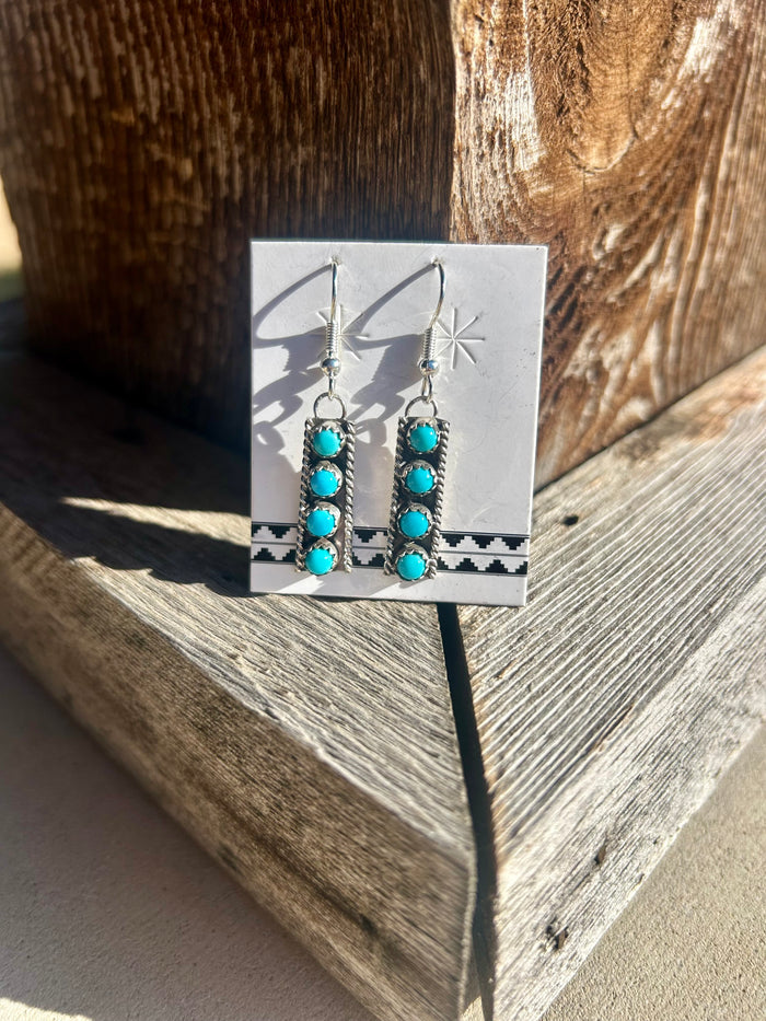 Four Stone Kingman Earrings