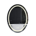 Frameless Oval Illuminated Bathroom Mirror