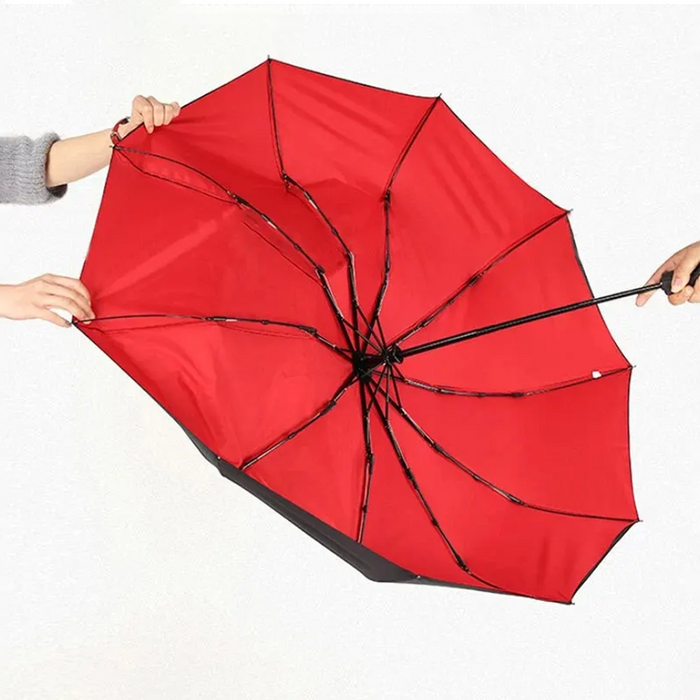 Fully Automatic Windproof Double Layer Resistant Umbrella Parasol