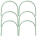 6Pcs Greenhouse Plant Hoop Grow Garden Tunnel Hoops Support Hoops Garden Stakes