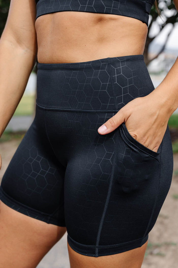 Geometric Stealth Shorts
