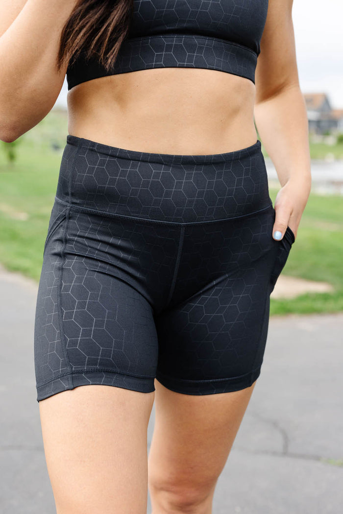 Geometric Stealth Shorts