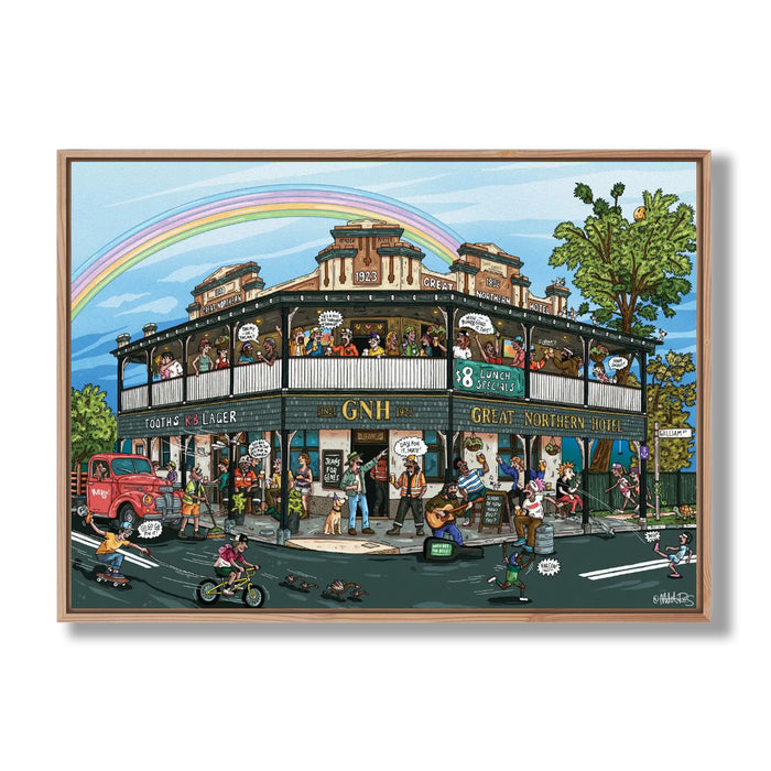 Canvas Print / A1 (594 x 841mm) Most Popular Size / Oak