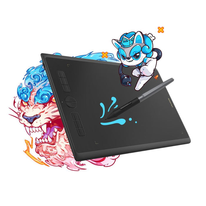 H610X Graphics Tablet 10x6.25 Inch Digital Tablets Pen Tablets