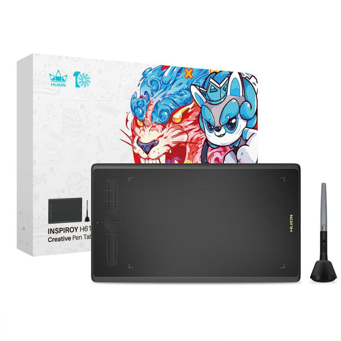 H610X Graphics Tablet 10x6.25 Inch Digital Tablets Pen Tablets