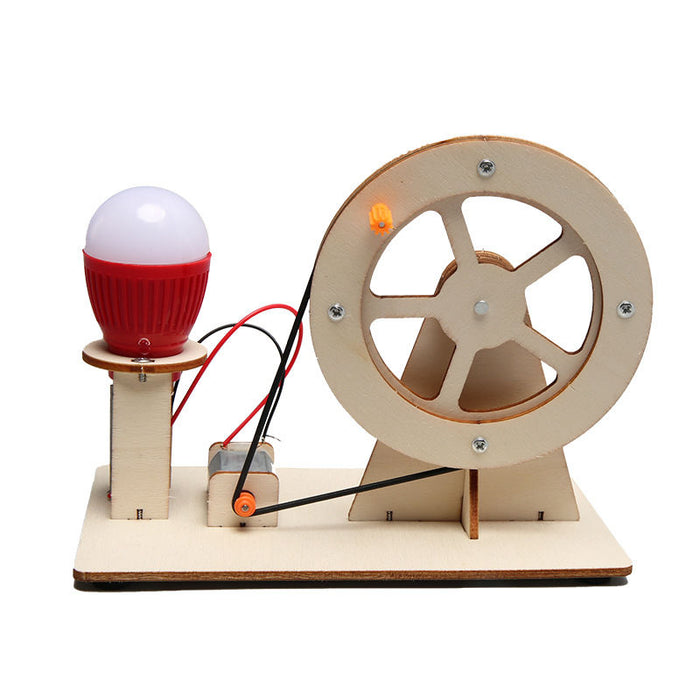 Hand Cranked DIY Generator Kit for Students and Kids