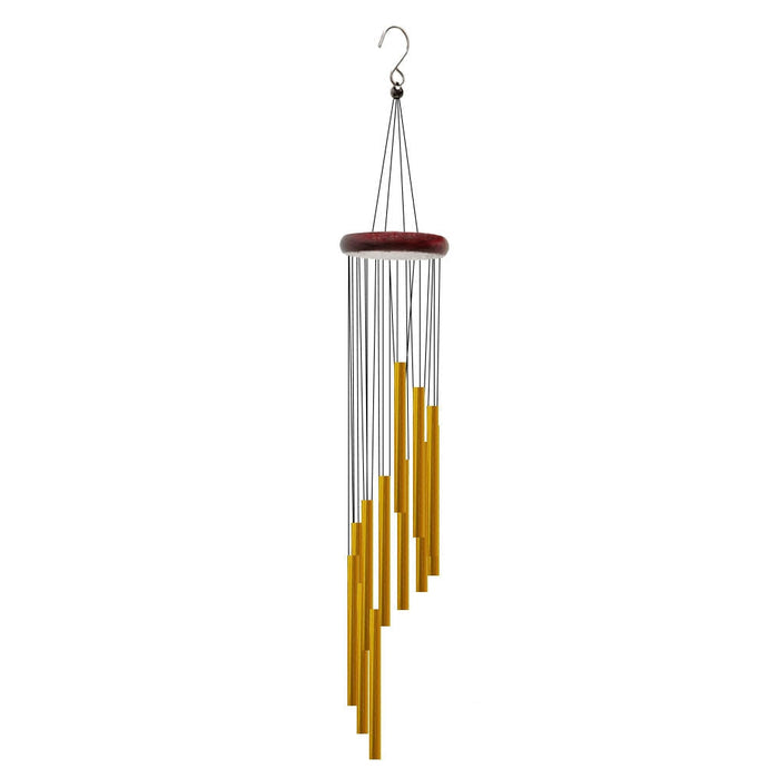 Hansona 12-Tube Aluminum Alloy Wind Chimes with Hook – Elegant Outdoor & Indoor Décor