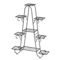 9 Tier Metal Plant Stand Garden Flower Pots Holder Display Rack_1