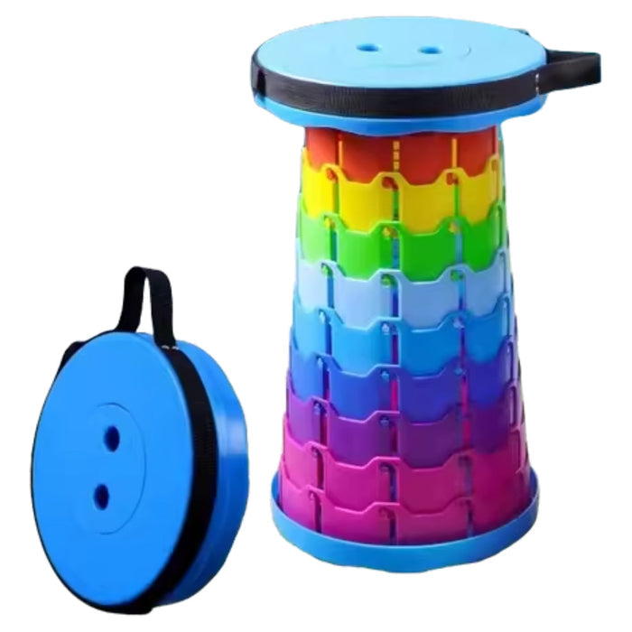 Folding Plastic Chair Portable Folding Expandable Stool_9