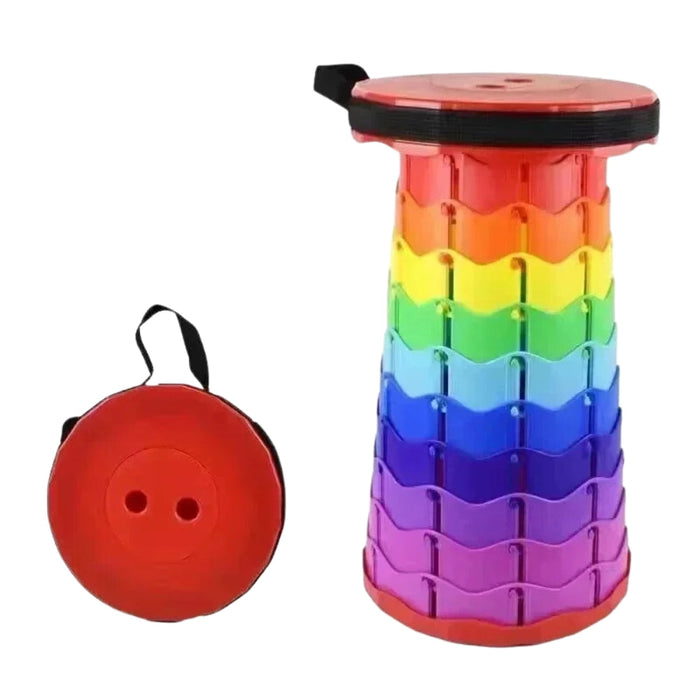 Folding Plastic Chair Portable Folding Expandable Stool_6