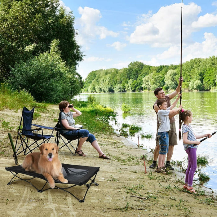Large Elevated Folding Pet Bed_2