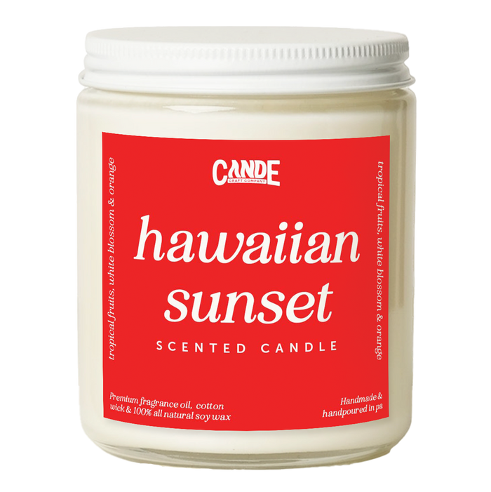 Hawaiian Sunset Scented Candle