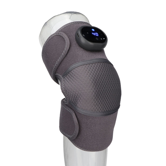 Heated Knee Brace Wrap with Massager for Pain Relief- Type C Rechargeable