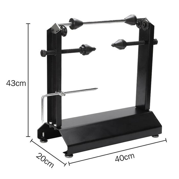 Heavy Duty Motorcycle Wheel Balancer Wheel Truing Stand- Black