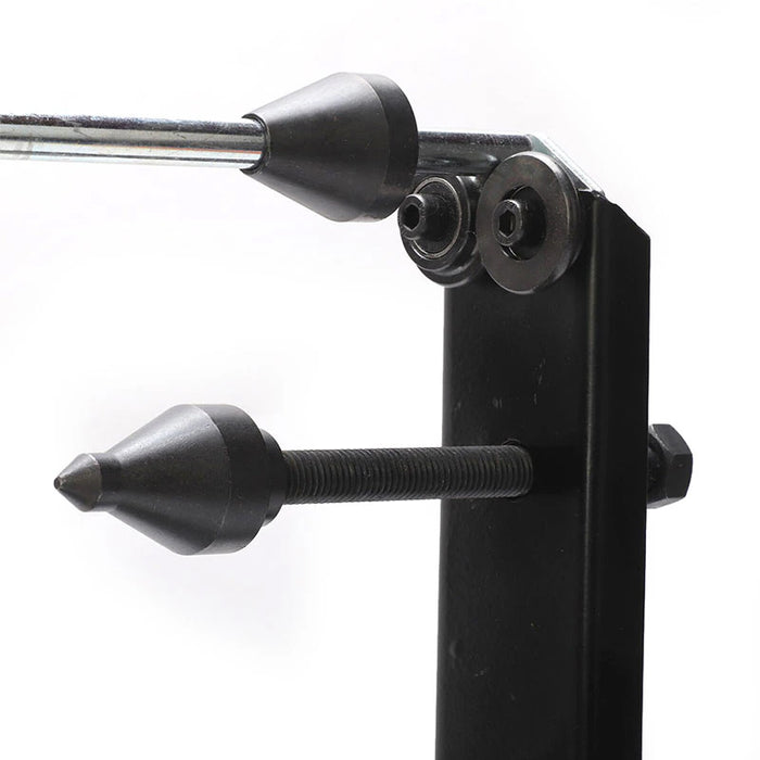 Heavy Duty Motorcycle Wheel Balancer Wheel Truing Stand- Black