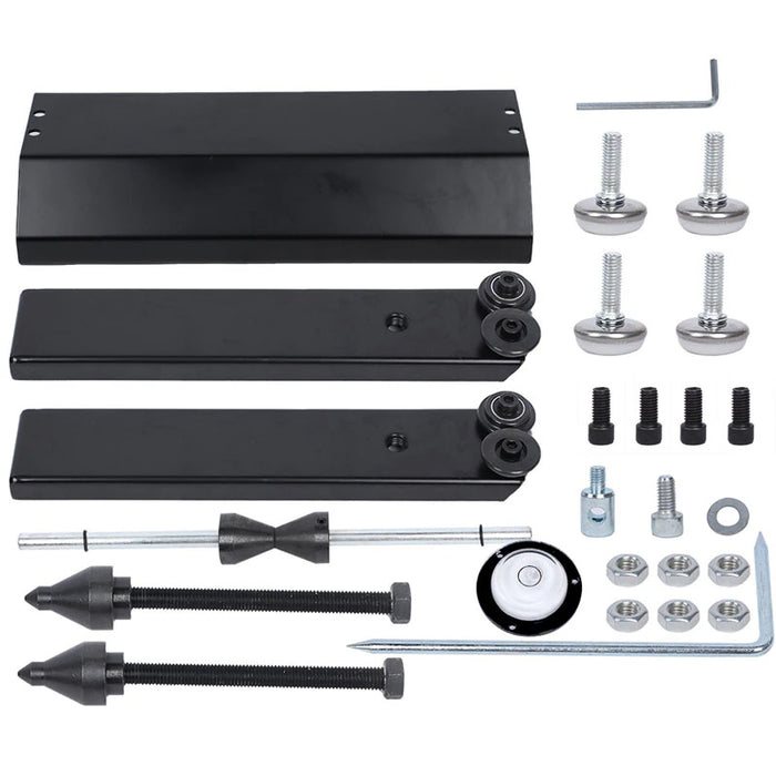 Heavy Duty Motorcycle Wheel Balancer Wheel Truing Stand- Black