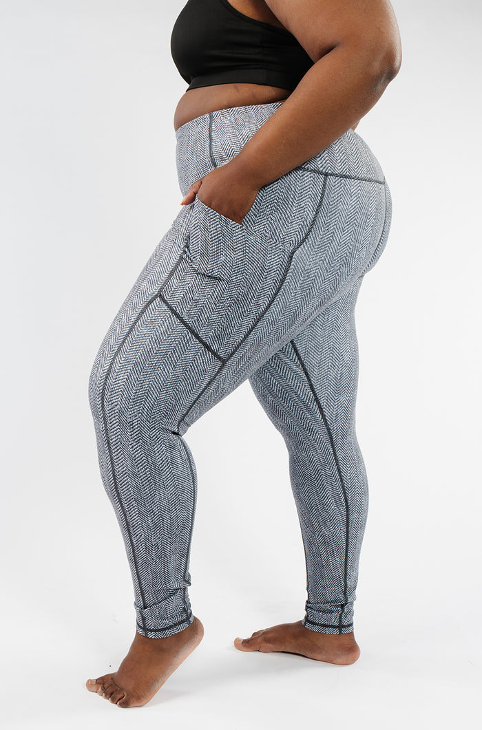 Herringbone Capri & Leggings (Final Few - All Sizes Available)