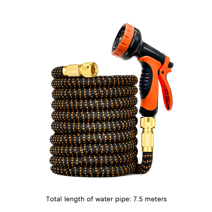 GREENHAVEN Expandable Garden Hose with 10 Spray Patterns Nozzle