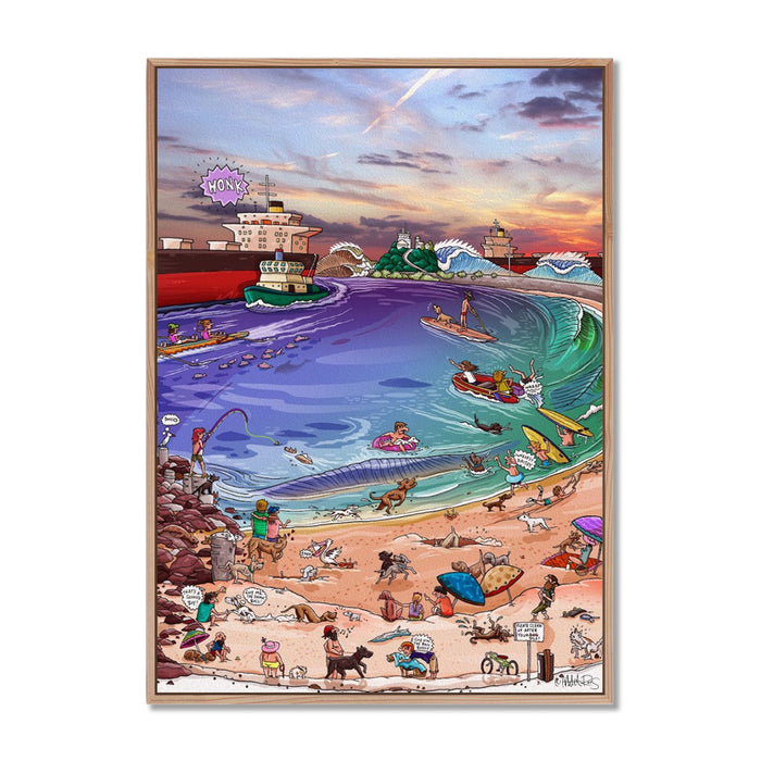 Canvas Print / A1 (594 x 841mm) Most Popular Size / Oak
