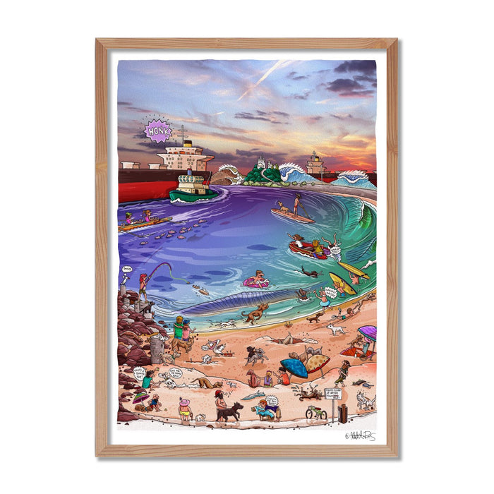 Fine Art Print / A1 (594 x 841mm) Most Popular Size / Oak