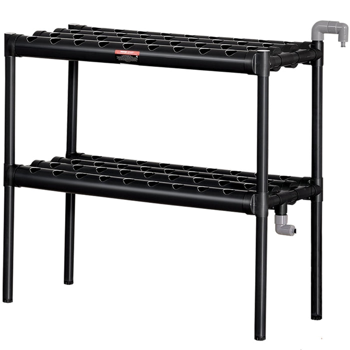 Hydroponics Growing System PVC Pipes Hydroponic Grow Kit with Water Timer Baskets and Sponges