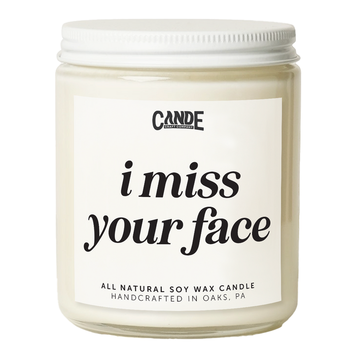 I Miss Your Face Candle