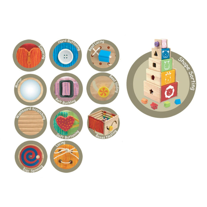 I'm Toy 5 Piece Educational Activity Stacker Set for Toddlers