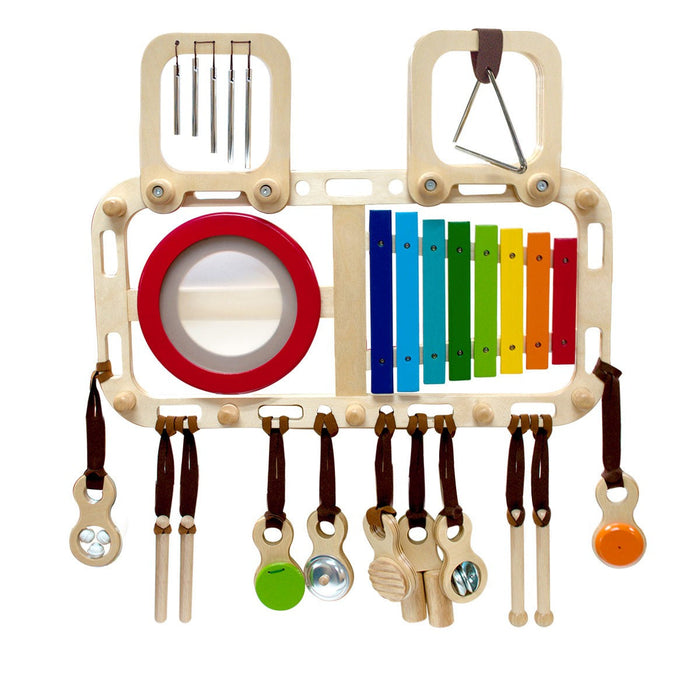 I'm Toy Melody Mix Wall-Mounted Musical Wooden Bench for Kids