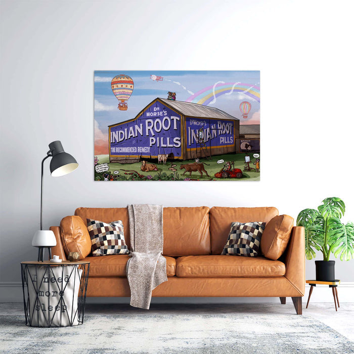 Indian Root Pills Wall Decal
