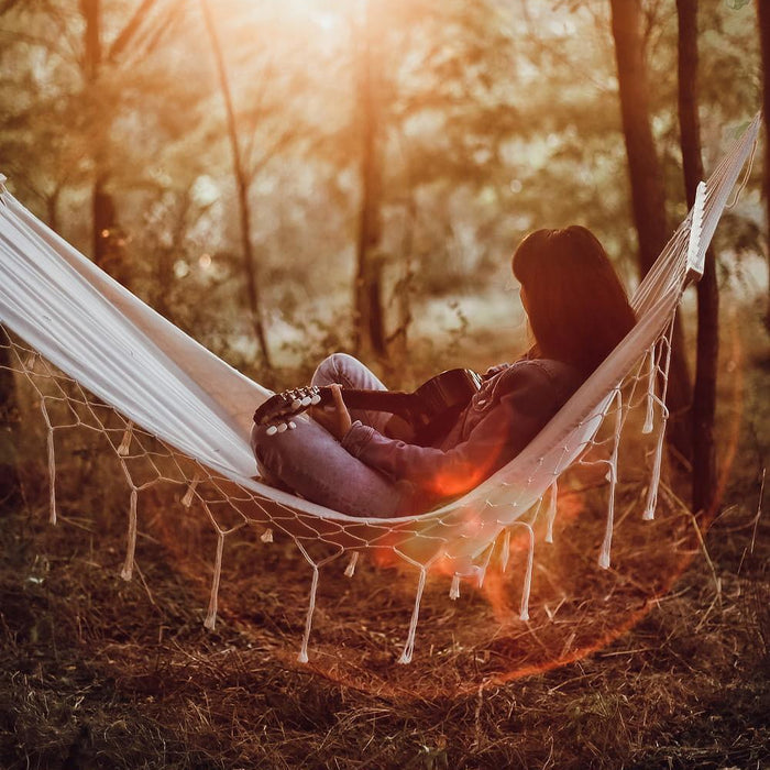 HYPERANGER Indoor Outdoor Hammock Hanging Swing