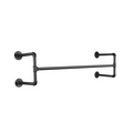 Industrial Pipe Clothes Rack Wall Mounted Detachable Garment Rack