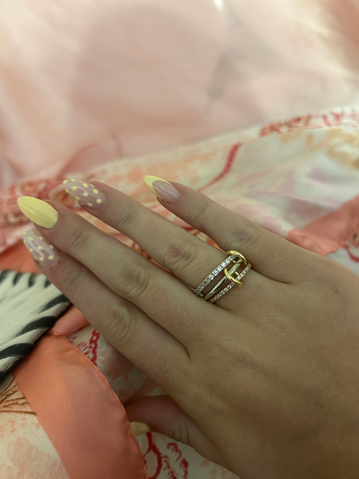 Interlocking Double Ring