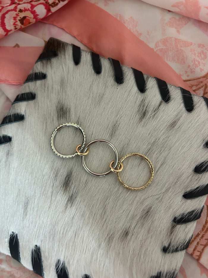 Interlocking Double Ring