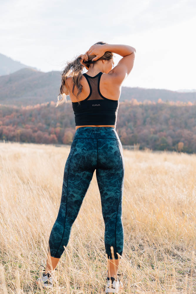 Jade Marble Leggings