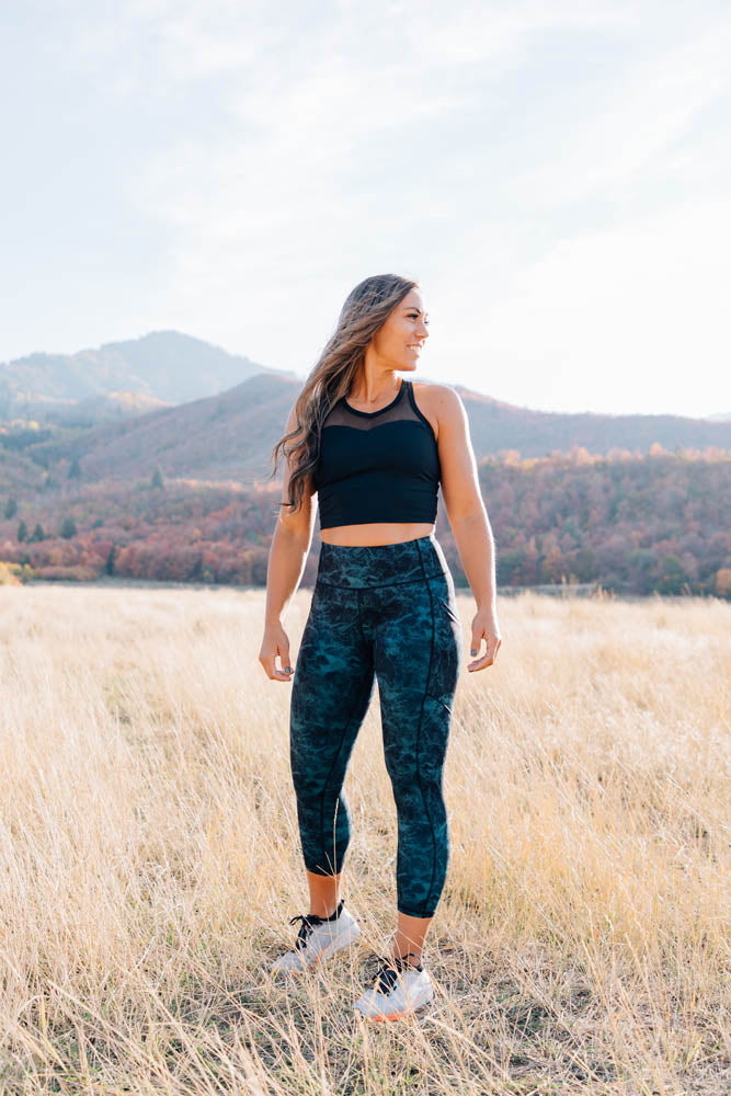 Jade Marble Leggings