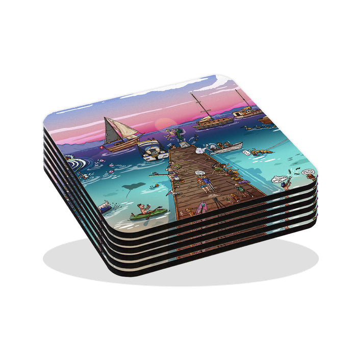 Jetty Tales Coaster